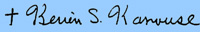 Bishop Kanouse's Signature
